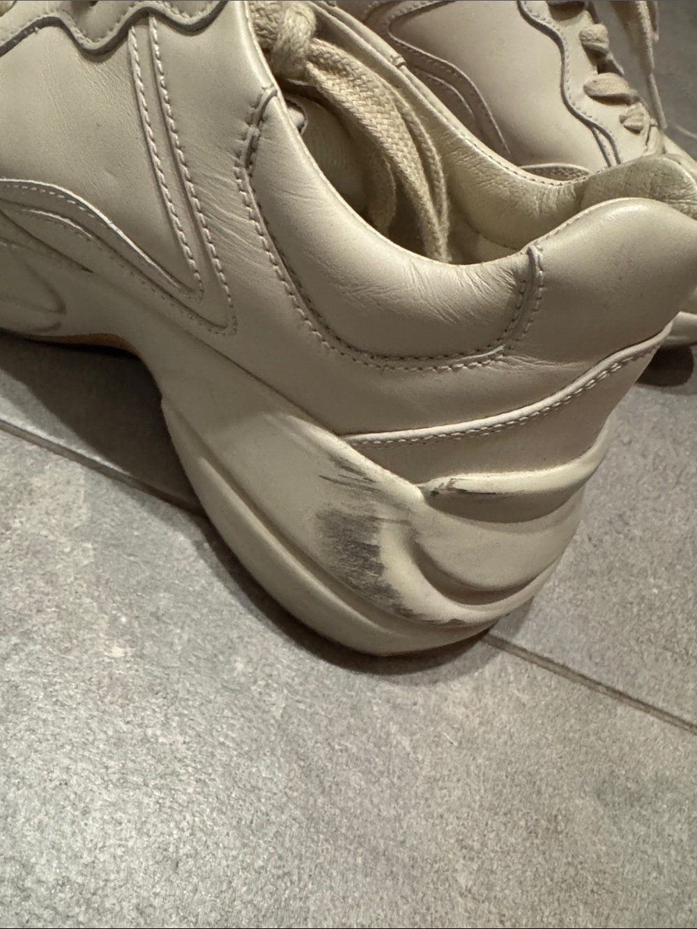 Gucci Rhyton Heart Chunky Sneakers size 36.5 - Picture 4 of 7